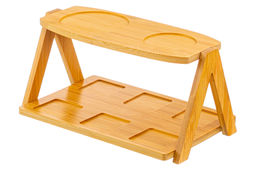 Набор - чайник + сахарница + 6 кружек Айсберг волны на бамбуковой подставке - Elan gallery фото 7