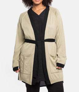 Кардиган, бежевый - Sheego фото 3