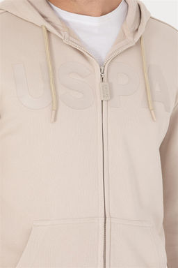 U. S. Polo Assn / Мужской бежевый свитшот - U.s. polo assn фото 7