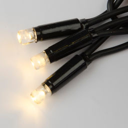 ULD-C3020-384/TBK WARM WHITE IP67 Занавес светодиодный с эффектом мерцания, 3х2м. Соединяемый. 384 светодиода. Теплый белый свет. Провод черный. TM Uniel - Volpe фото 3