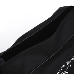 Сумка спорт Увидимся на корте, 40*24*21, отд на молнии, черный - Nazamok фото 9