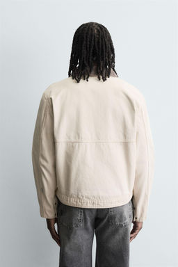 CONTRAST COLLAR JACKET - Zara фото 2