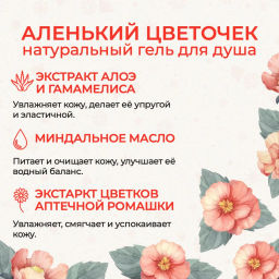 Гель для душа «Аленький цветочек» - Mama Varit фото 2