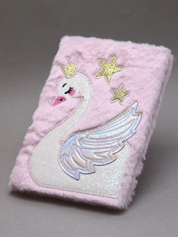 Блокнот плюшевый Princess Swan (21,5*14,5 см)
