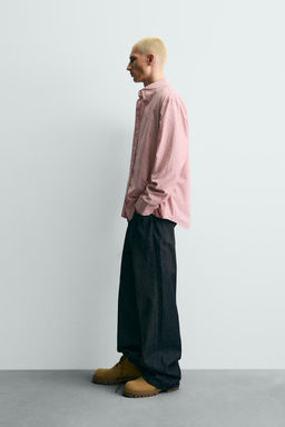 STRIPED RELAXED FIT SHIRT - Zara фото 4