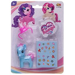 Пони Моя лошадка Abtoys в наборе с аксессуарами, 4 вида в коллекции фото 4