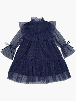 Платье для девочки нарядное детское праздничное	 UD 7360 синий - Mini maxi фото 3