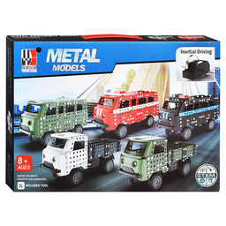 Конструктор металлический "Буханка" (386 дет.) в коробке