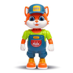 Интерактивная игрушка  "Кот" в коробке