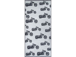 Полотенце махровое 6с102.411ж1 Мото-паттерн(антрацит) 67х150см