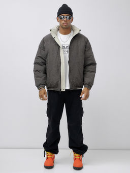 Куртка двухсторонняя мужская молодежная зимняя хаки цвета 25311TK - Mtforce фото 15