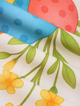 Салфетка пасхальная на стол «Пасхальный кролик» 65×65 см