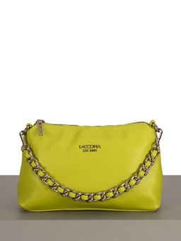 LACCOMA сумка Царина-Л815-лайм эко кожа хлопок