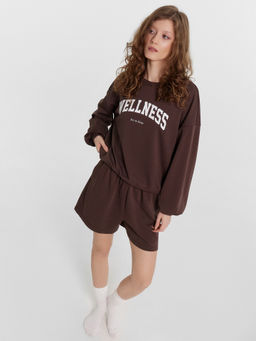 КОМПЛЕКТ ЖЕНСКИЙ (ДЖЕМПЕР, ШОРТЫ)