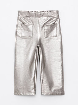 Beli Lastikli Basic K?z Bebek Tayt Pantolon