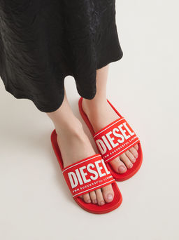 Женские сланцы DIESEL MAYEMI Артикул 4281104, рубиновый  фото 2