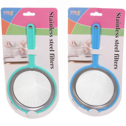 Цена за 4 шт. Сито металлическое в пластиковой оправе 12см