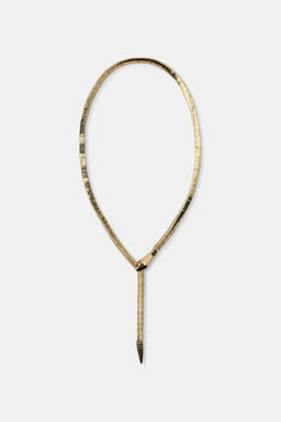 SNAKESKIN PRINT PIECES NECKLACE - Zara фото 2