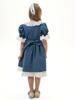 ДЛ 26-5 платье для девочки ЗАБАВА джинс