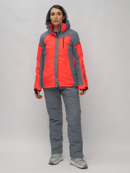 Горнолыжный костюм женский розового цвета 02272-2R - Chunmai фото 5