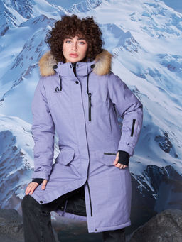 Женская зимняя мембранная парка Azimuth Глория 124/24006_7 Сладкий Лавандовый  фото 26