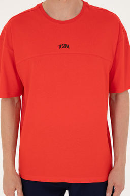 Erkek Comfort Fit Bisiklet Yaka K_rm_z_ Ti__rt