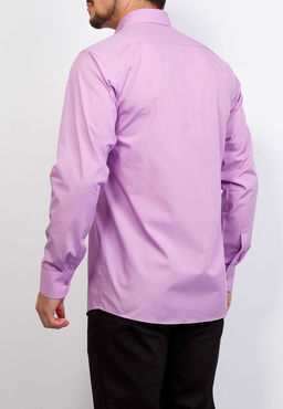 Сорочка мужская длинный рукав GREG 720/319/LDARK  фото 5