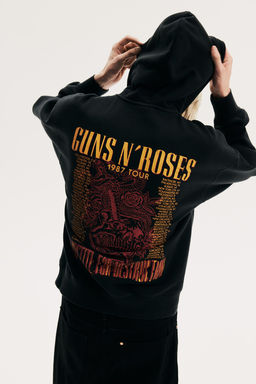 Sudadera con capucha y motivo Oversized Fit - H&m фото 4