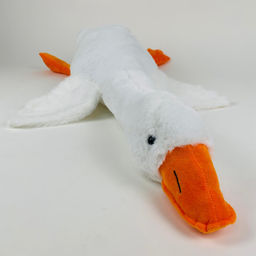 Мягкая игрушка Гусь обнимусь меховой стройный 90 см - Storyland фото 5