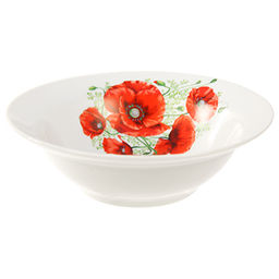 Миска фарфоровая Маки д170мм, 300мл, h55мм (Россия) - Домашняя мода фото 2