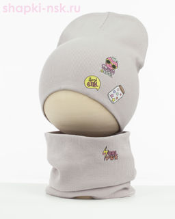 02-68-LT Комплект (колпак+снуд) (52-56)