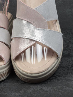 08-EDT60651-20B100M WHITE/GREY Босоножки (натуральная кожа) - Фабричный китай фото 15