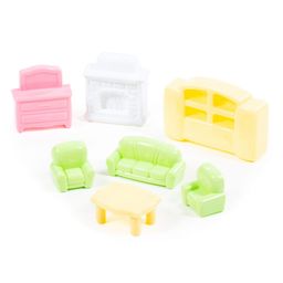 Набор мебели для кукол №2 (7 элементов) (в пакете) - Wader Quality Toys фото 4