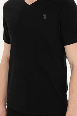 Мужская черная базовая футболка Неожиданная скидка в корзине - U.s. polo assn фото 6