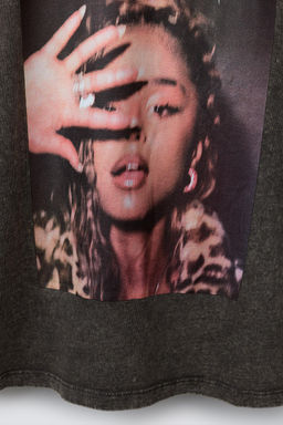 FADED-EFFECT TYLA  T-SHIRT - Zara фото 4