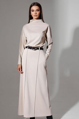 Костюм 0677 тёмно-бежевый - Di-lia fashion фото 2