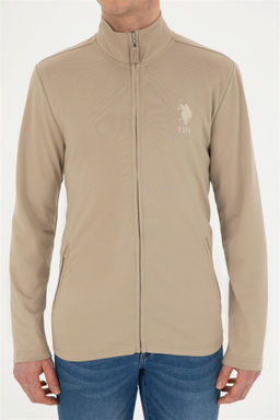 Мужской вязаный кардиган светло-хаки Неожиданная скидка в корзине - U.s. polo assn фото 6