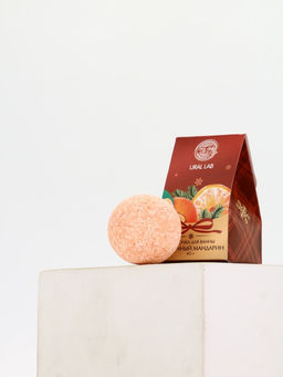 Цена за 2 шт. Бомбочка для ванны, аромат сливочный мандарин, 40 г, Ural Lab