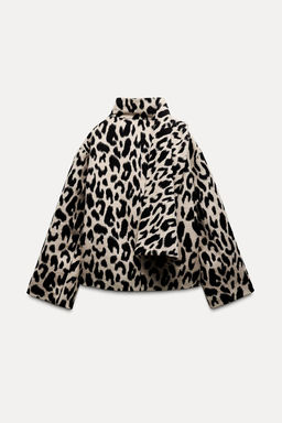 ZW COLLECTION WOOL SCARF COAT - Zara фото 5