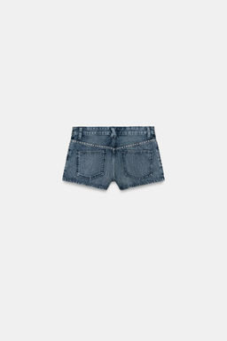 SHORTS DENIM TRF TACHAS / Azul - Zara фото 4