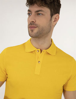 Sar_ Slim Fit Polo Yaka Merserize Ti__rt - Pierre cardin фото 3