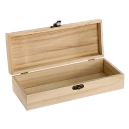 Цена за 6 шт. Шкатулка для росписи дерево «Купюрница», для творчества, декора, 24×9.5×6 см