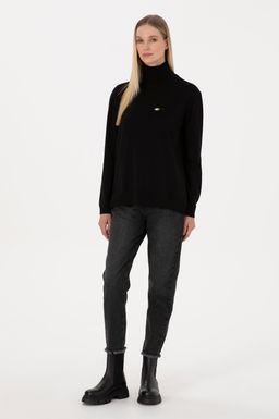 Kad_n Siyah Basic Bo_azl_ Kazak - U.s. polo assn фото 4