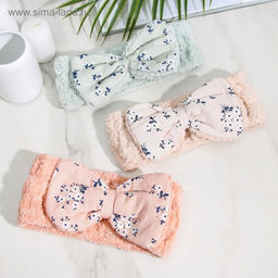 Повязка для умывания Доляна Ретро, цвет МИКС  фото 14