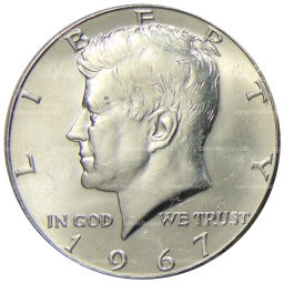 1/2 доллара (50 центов) 1967 года США
