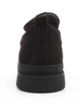 05-1829A-8-F55 DK.BROWN Полуботинки демисезонные мужские (натуральная замша)