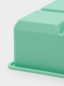 Форма для льда Доляна «Кубик», силикон, 16×11×4.8 см, 6 ячеек (4.6×4.6 см), бирюзовая фото 5