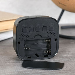 Часы настольные электронные 8х8х4,7 / 2306 /уп 120/ (Белый)