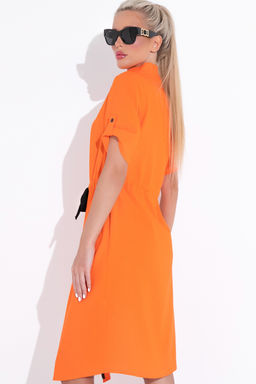 Платье Ясмина (оранж) - Эльза фото 7