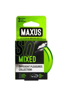 Презервативы Maxus, набор, латекс, железный кейс, 18 см, 5,3 см, 3 шт.  фото 2